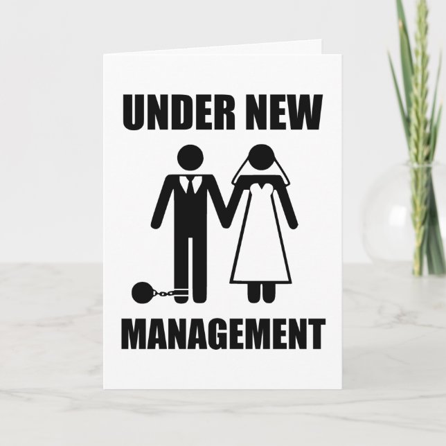 Just Married, Under New Management Announcement (Front)