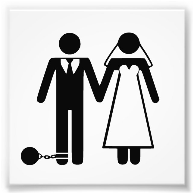 Just Married, Under New Management Photo Print (Front)