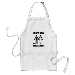 Just Married, Under New Management Standard Apron