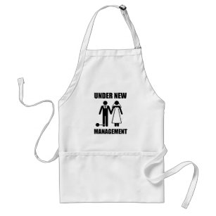 Just Married, Under New Management Standard Apron