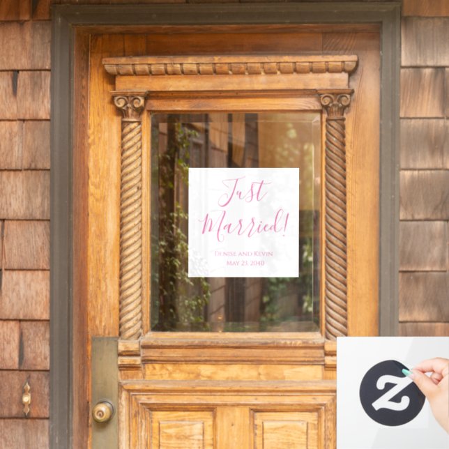 Just Married Wedding  (Home Door)