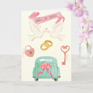 Just Married Wedding Card