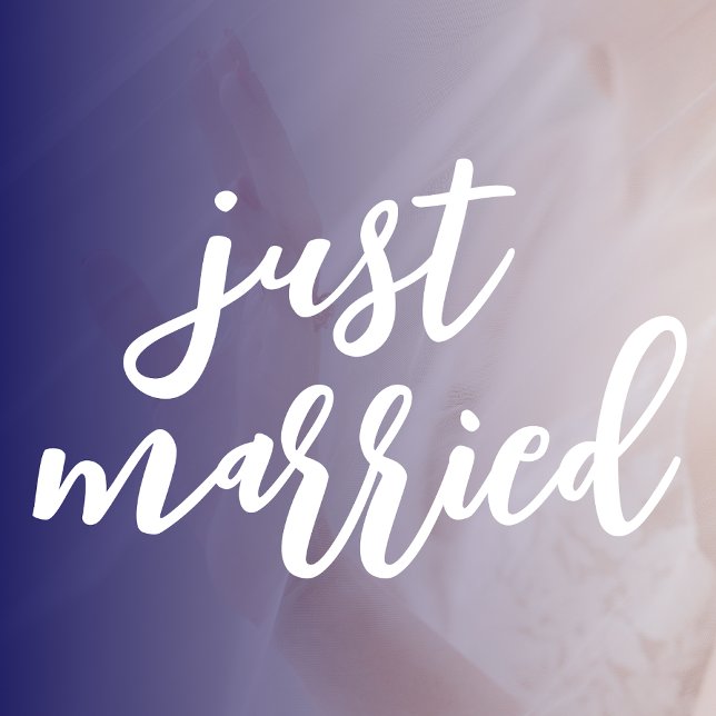 Just Married | Wedding Elegant White (Creator Uploaded)
