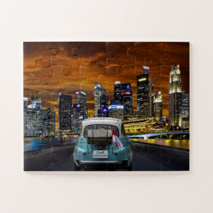 JUST MARRIED WEDDING GIFT JIGSAW PUZZLE