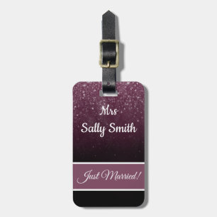 Just Married Wedding Personnalised Luggage Tag