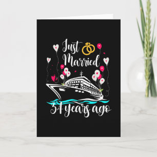 Just Married &#; Years Ago &#; th Anniversary Cru Card