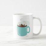 Just Marshmellows in Chocolate Coffee Mug<br><div class="desc">Hot tubbing is awesome especially when it’s a tub full of steaming hot chocolate. This super cute happy marshmallow design is perfect for those winter nights when you curl up with some cocoa, and those hot summer nights when you want to relax in the hot tub. Get a cute marshmallow...</div>