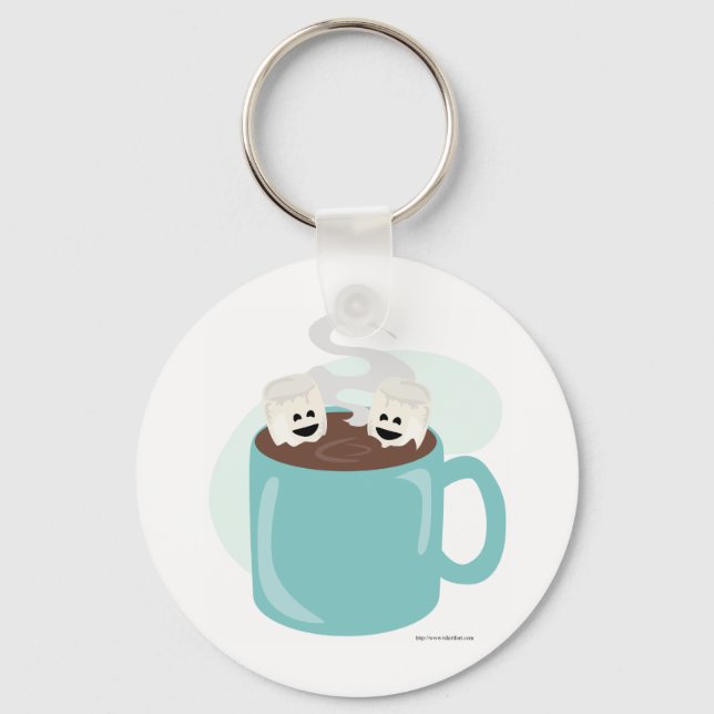 Just Marshmellows in Chocolate Key Ring (Front)
