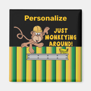 Just Monkeying Around Monkey Magnet