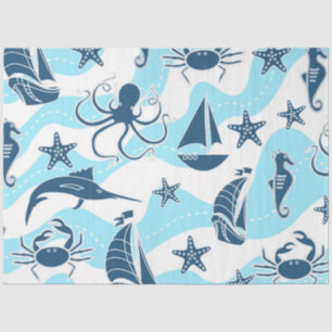 Just More Nautical Series Design 2 Tissue Paper