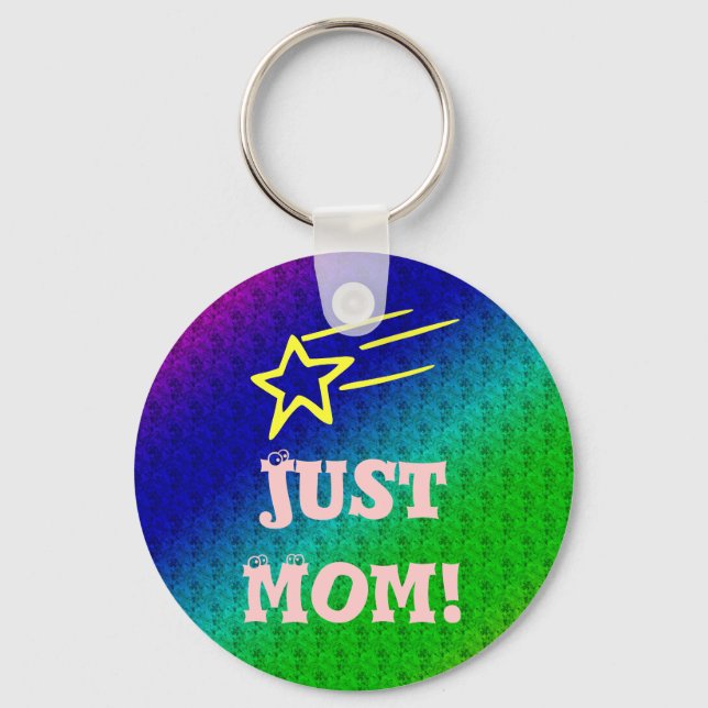Just Mum Superstar Key Ring (Front)