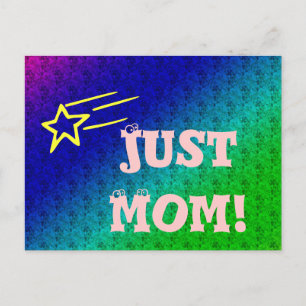 Just Mum Superstar Postcard