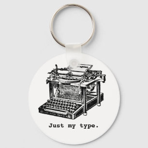 Just my type, Typewriter Key Ring