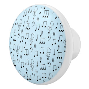 Just Noted Blue Ceramic Knob