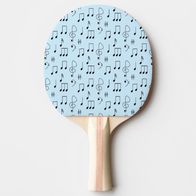 Just Noted Blue Ping Pong Paddle (Front)