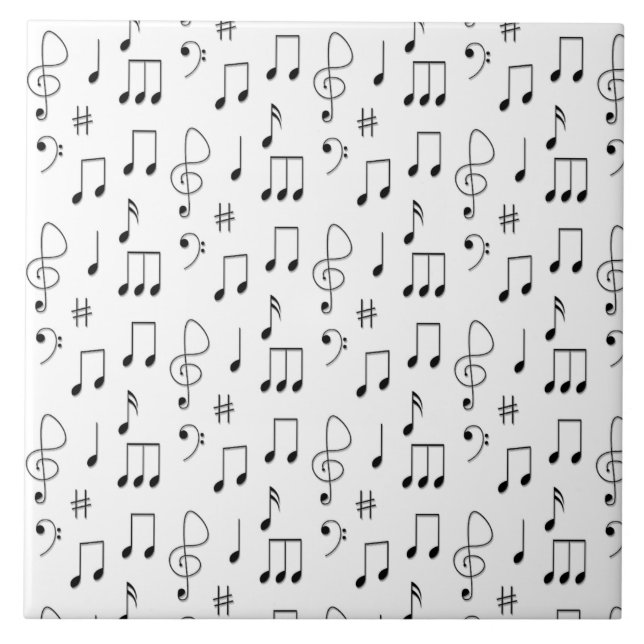 Just Noted Ceramic Tile (Front)