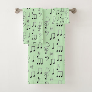 Just Noted Green Bath Towel Set