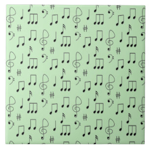 Just Noted Green Ceramic Tile