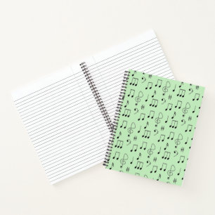 Just Noted Green Notebook