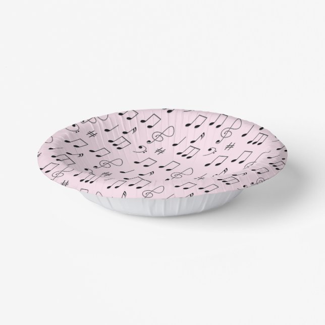 Just Noted Pink Paper Plate (Angled)