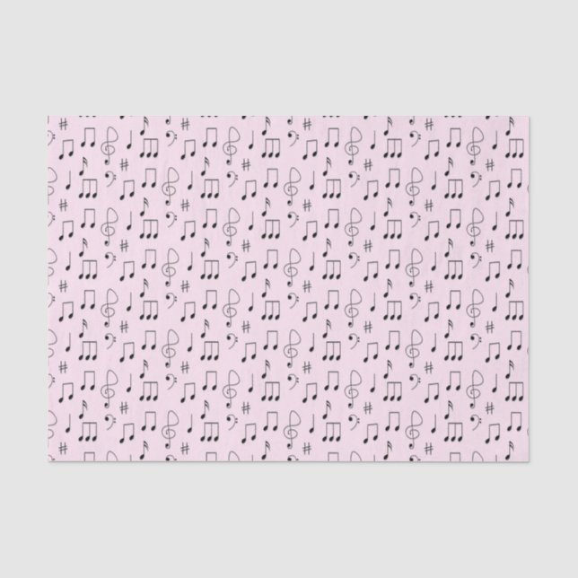 Just Noted Pink Tissue Paper (Front)