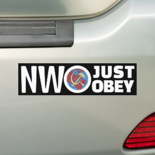 Just Obey (dark) Bumper Sticker