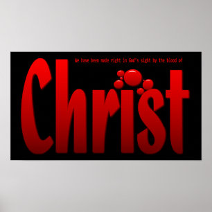 Just One Drop - Romans 5:9 Poster