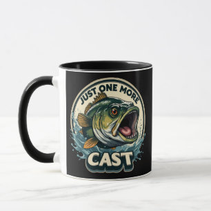 Just One More Cast Bass Fishing Mug