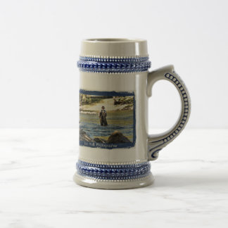 "Just One More Cast" Beer Stein