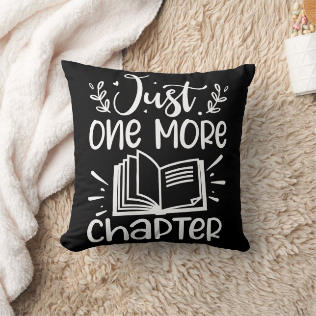 Just One More Chapter Book Lover Cushion (Blanket)