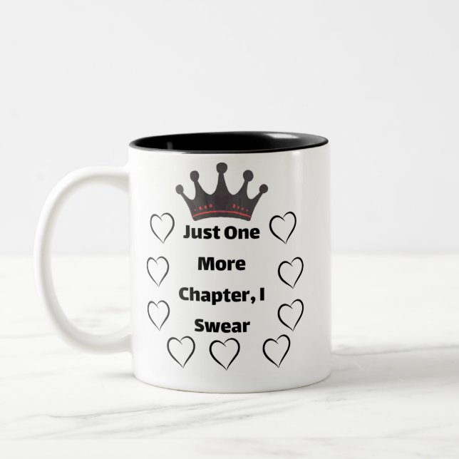 Just One More Chapter Book Lover Mug (Left)