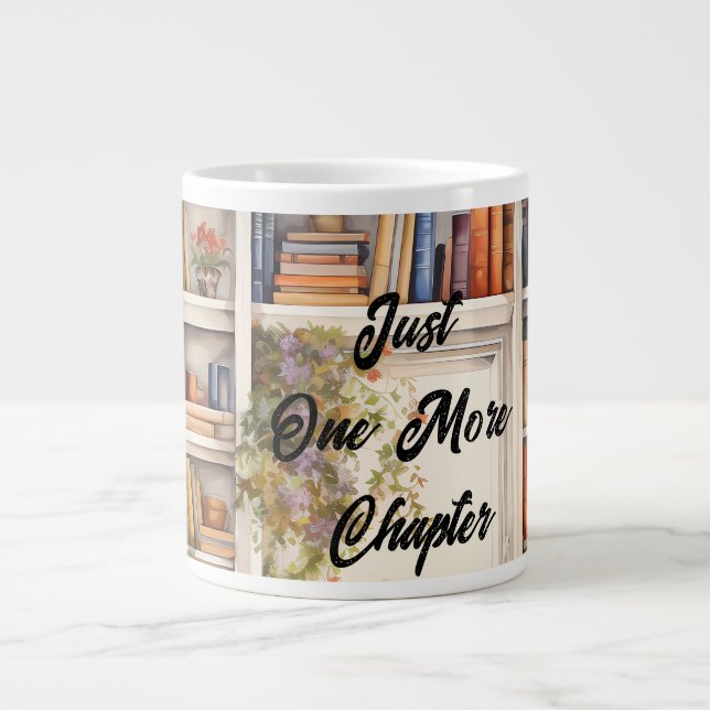 Just One More Chapter book lover Mug (Front)