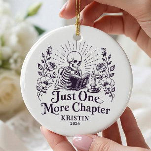 Just One More Chapter Book Lover Ornament