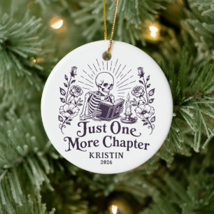 Just One More Chapter Book Lover Ornament