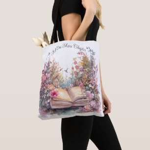Just One More Chapter- Book Lover  Tote Bag