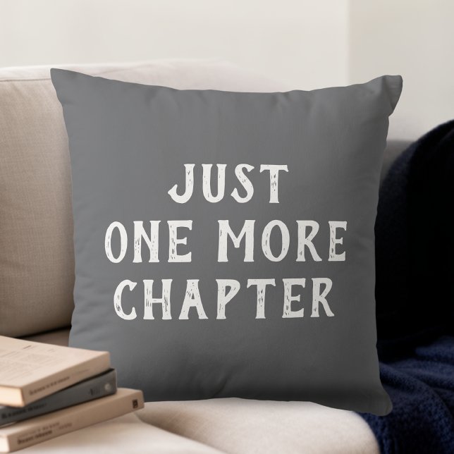 Just One More Chapter Book Lover's  Cushion (Creator Uploaded)