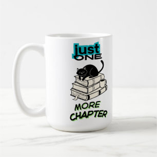 Just One More Chapter Cat Coffee Mug