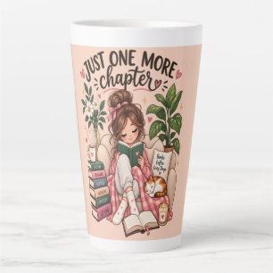 Just One More Chapter – Cosy Book Lover Latte Mug