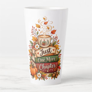 Just One More Chapter - Cosy Fall Book Lover Latte Mug