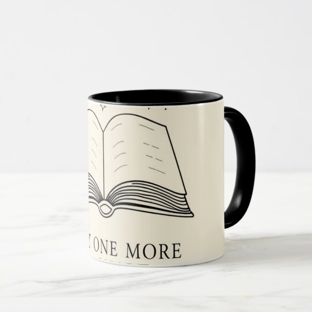 Just One More Chapter - Cozy Book Love Mug (Front Right)
