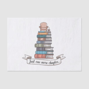 Just One More Chapter - Cozy Book Lover Design Tissue Paper