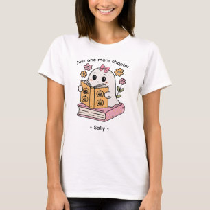 Just One More Chapter Cute Personalised Book Lover T-Shirt