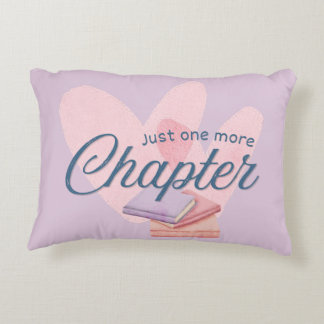 Just One More Chapter Decorative Cushion