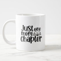 Just One More Chapter Extra Large Mug – Oversized