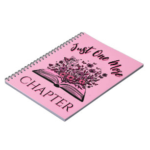 Just One More Chapter - Floral Book Lover -Bookish