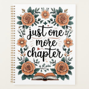 Just One More Chapter – Floral Book Lover Planner