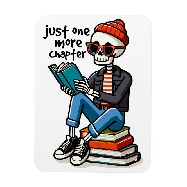 Just One More Chapter Magnet (Vertical)