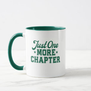 Just One More Chapter Mug Green Bookworm