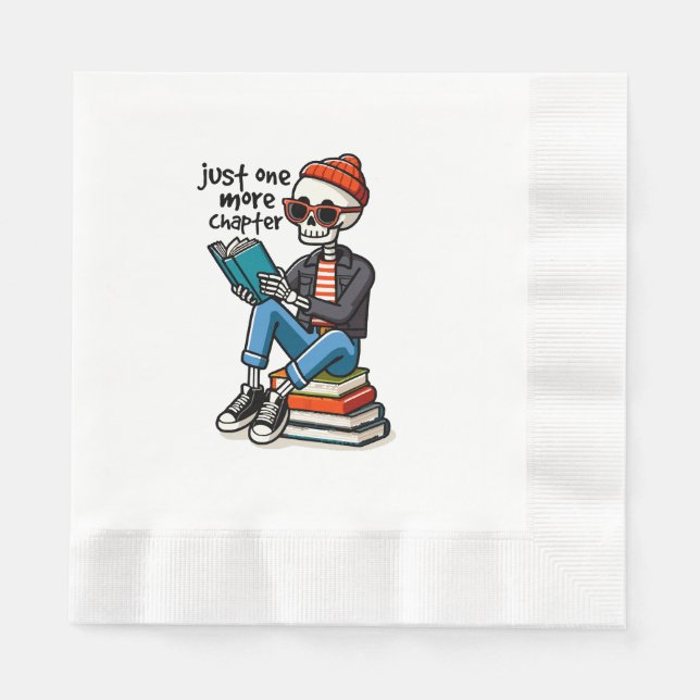 Just One More Chapter Napkin (Front)