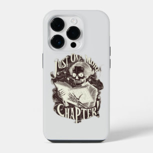 Just One More Chapter Skeleton Reader Funny iPhone 14 Pro Case